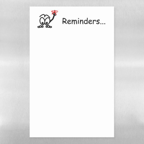 Reminders Dont Forget Magnetic Dry Erase Sheet