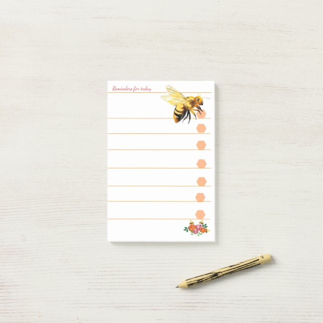 Reminders for today post-it notes (On Desk)