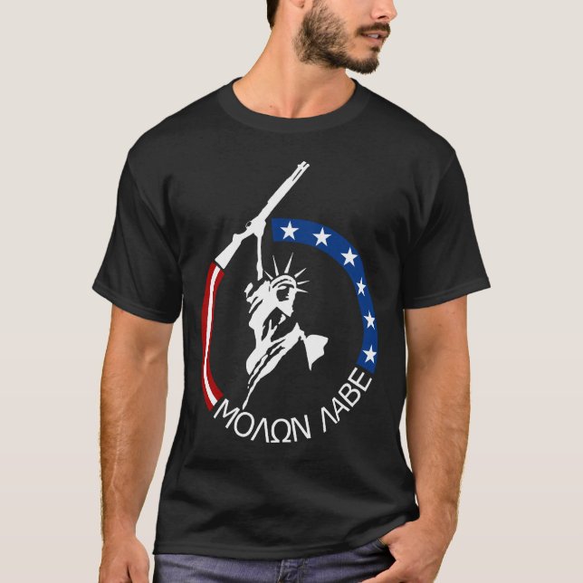 Remington 870 - MOLON LABE T-Shirt (Front)