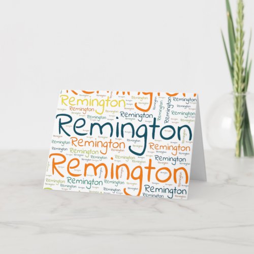 Remington Card