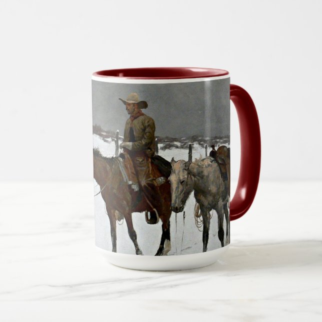Remington - Fall of the Cowboy Mug (Front Right)