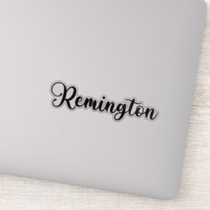 Remington Name - Handwritten Calligraphy Sticker