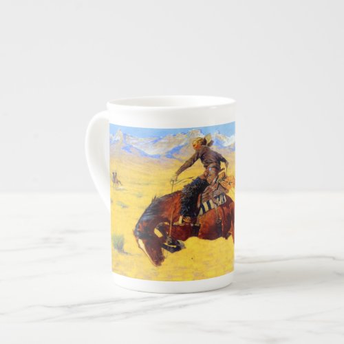 Remington Old West Horse and Cowboy Bone China Mug