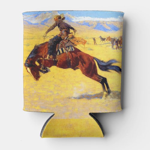 Remington Old West Horse and Cowboy Can Cooler