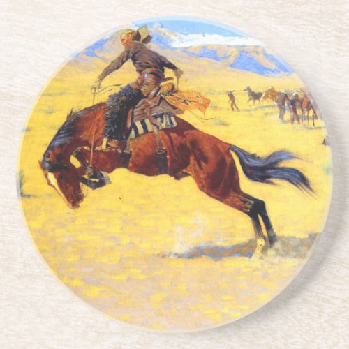 Remington Old West Horse and Cowboy Coaster