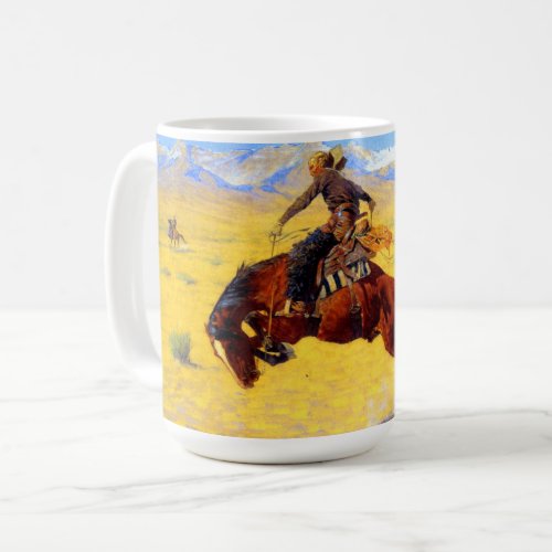 Remington Old West Horse and Cowboy Coffee Mug