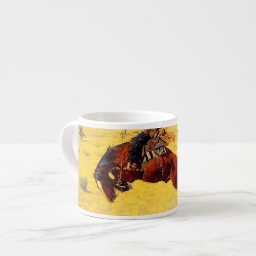 Remington Old West Horse and Cowboy Espresso Cup