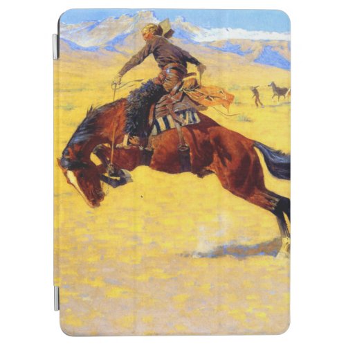 Remington Old West Horse and Cowboy iPad Air Cover