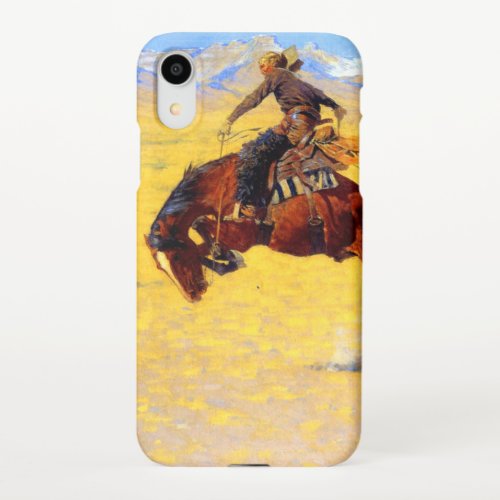 Remington Old West Horse and Cowboy iPhone XR Case
