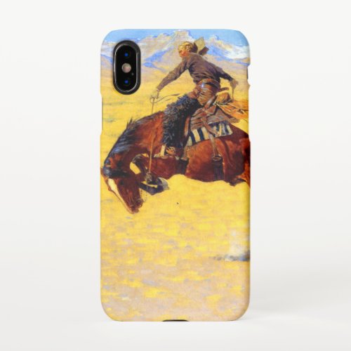 Remington Old West Horse and Cowboy iPhone X Case