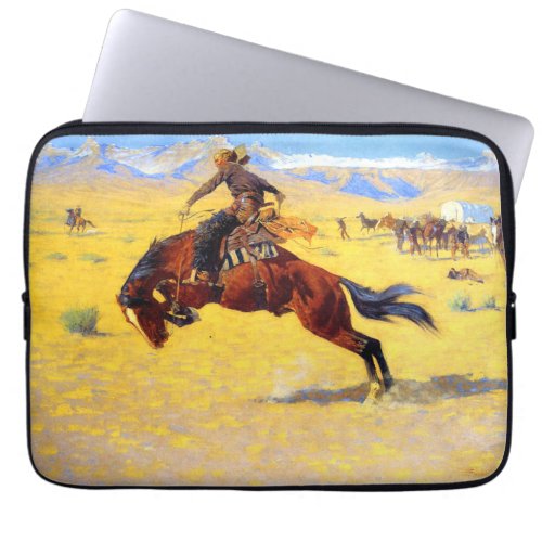 Remington Old West Horse and Cowboy Laptop Sleeve