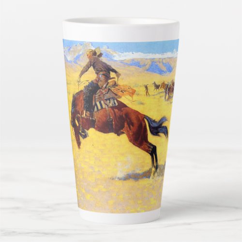 Remington Old West Horse and Cowboy Latte Mug