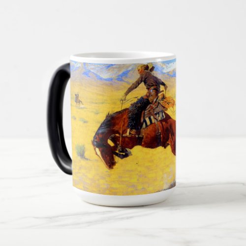 Remington Old West Horse and Cowboy Magic Mug