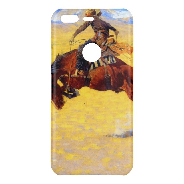 Remington Old West Horse and Cowboy Uncommon Google Pixel Case (Back)