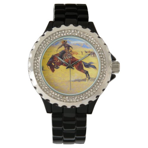 Remington Old West Horse and Cowboy Watch
