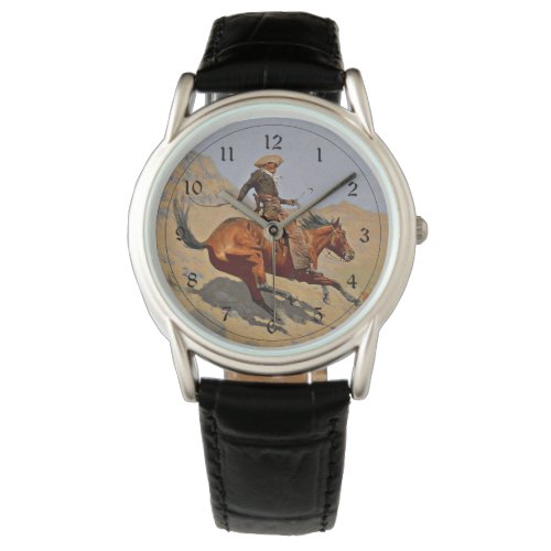 Remington The Cowboy American cowboy art Watch