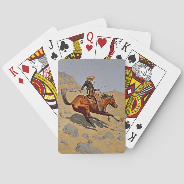 Remington, The Cowboy Poker Cards (Back)