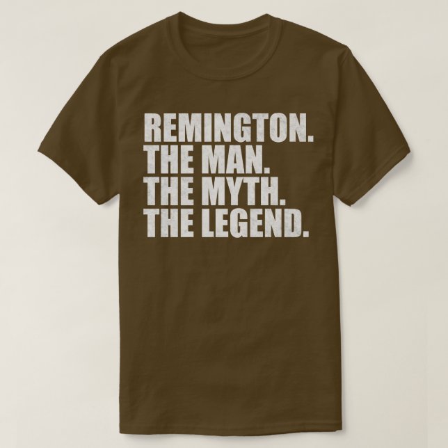RemingtonRemington Name Remington given name T-Shirt (Design Front)