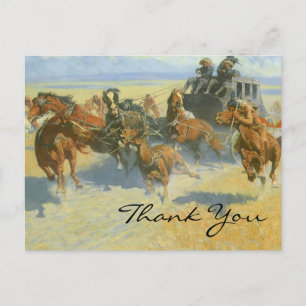 Remington's Downing the Nigh Leader Postcard