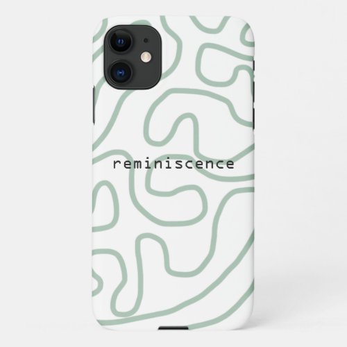 reminiscence  iPhone 11 case