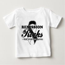 Remission Rocks - Carcinoid Cancer Awareness Baby T-Shirt