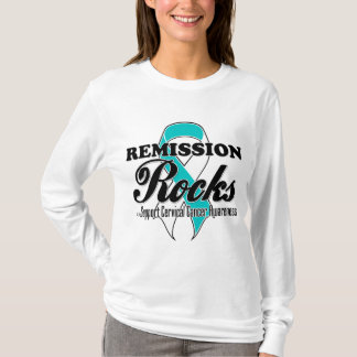 Remission Rocks - Cervical Cancer Awareness T-Shirt