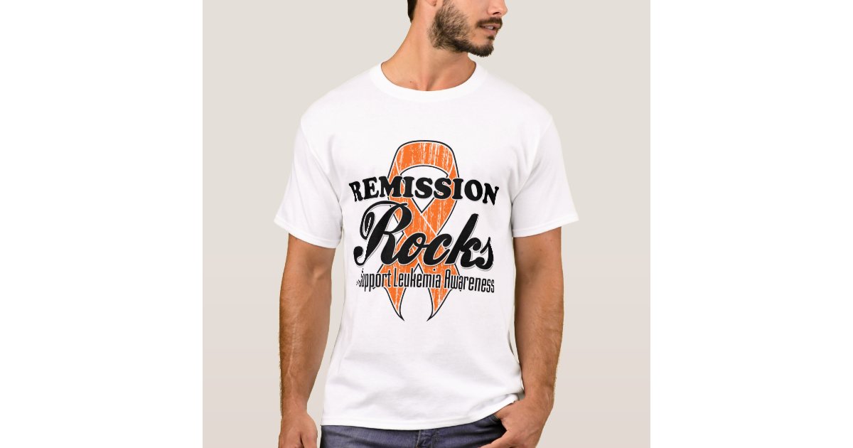 Remission Rocks Remission Rocks - Leukemia Awareness T-Shirt | Zazzle