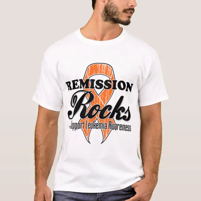 Remission Rocks Remission Rocks - Leukemia Awareness T-Shirt | Zazzle
