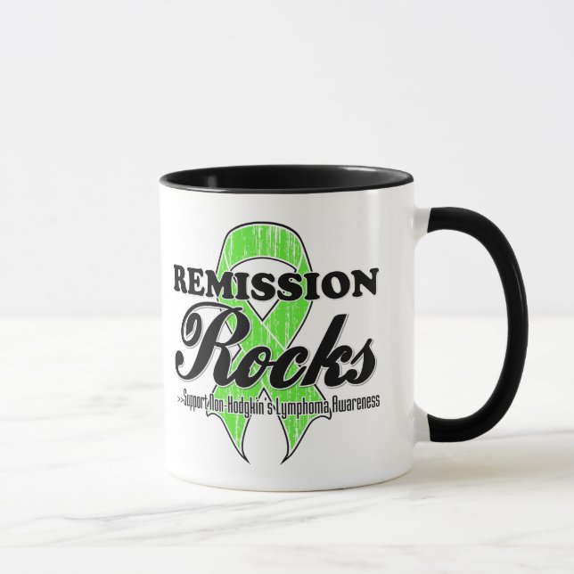 Remission Rocks - Non-Hodgkins Lymphoma Awareness Mug (Right)