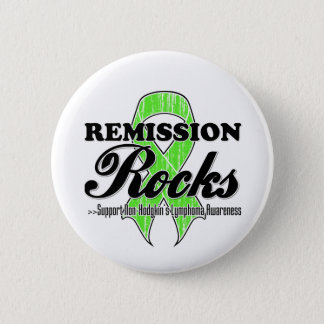 Remission Rocks - Non-Hodgkins Lymphoma Awareness Pinback Button