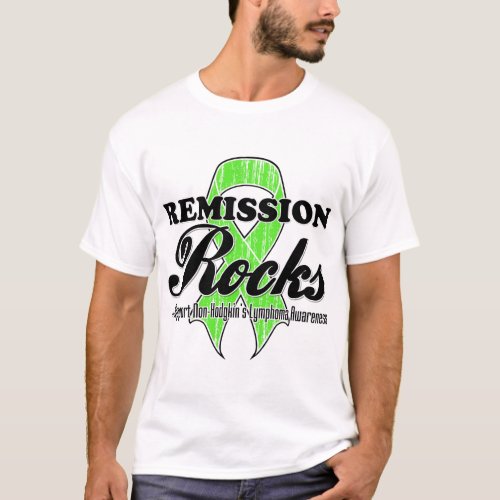 Remission Rocks _ Non_Hodgkins Lymphoma Awareness T_Shirt