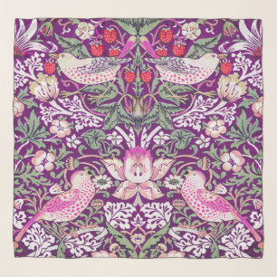 Remix William Morris Pink Strawberry Thief Scarf