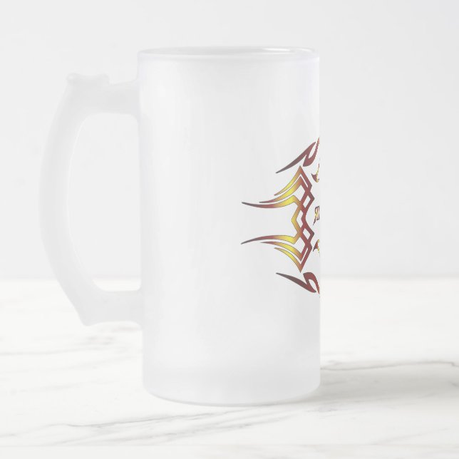 Remmer Beer Glass Frosted Glass Beer Mug (Left)