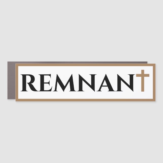 Remnant Car Magnet (Front)