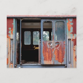 Remnants In Rust Postcard by PD_Graphics at Zazzle