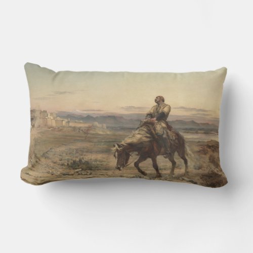 Remnants of an Army by Elizabeth Thompson Lumbar Pillow