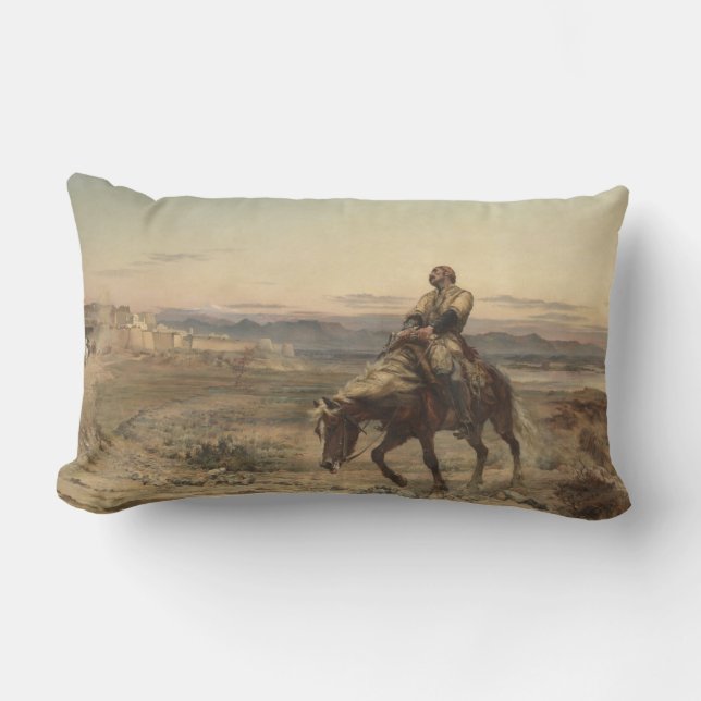 Remnants of an Army (by Elizabeth Thompson) Lumbar Pillow (Front)