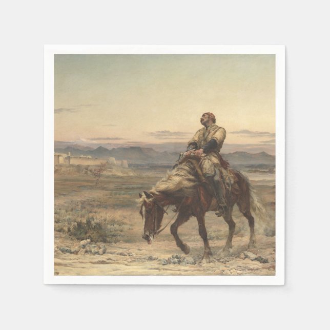 Remnants of an Army (by Elizabeth Thompson) Napkins (Front)