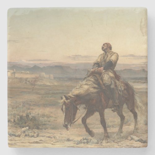 Remnants of an Army by Elizabeth Thompson Stone Coaster