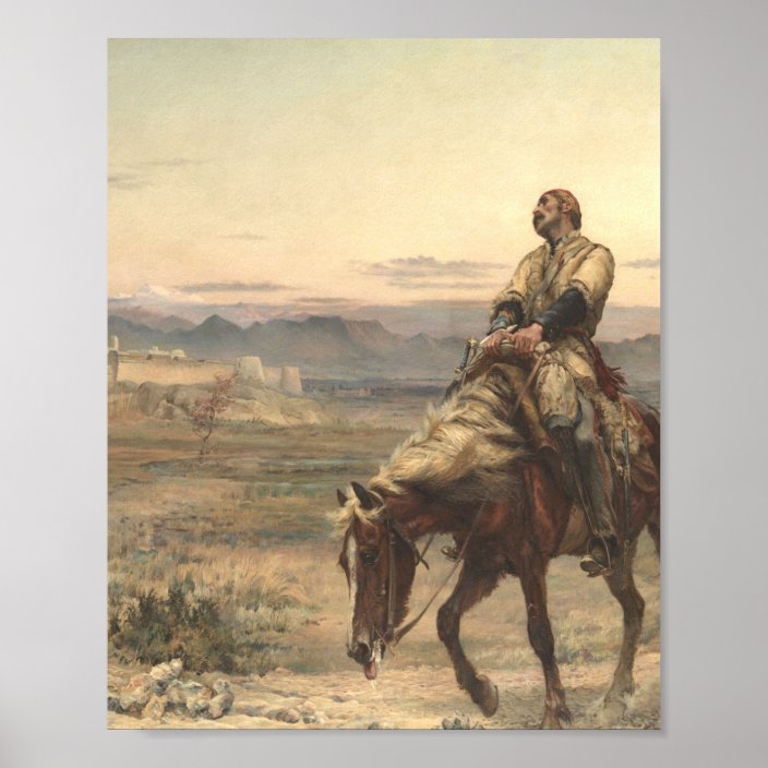 Remnants Of An Army Painting By Elizabeth Thompson Poster | Zazzle.com