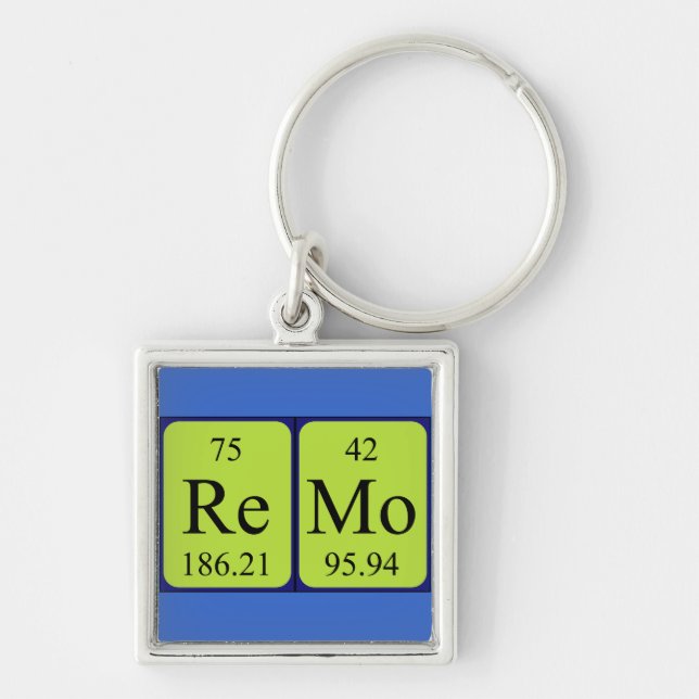 Remo periodic table name keyring (Front)