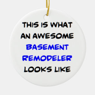 remodeler basement, awesome ceramic ornament