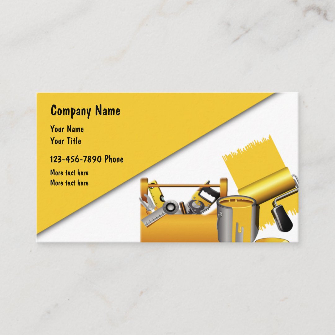 Remodeling And Construction Business Cards Zazzle
