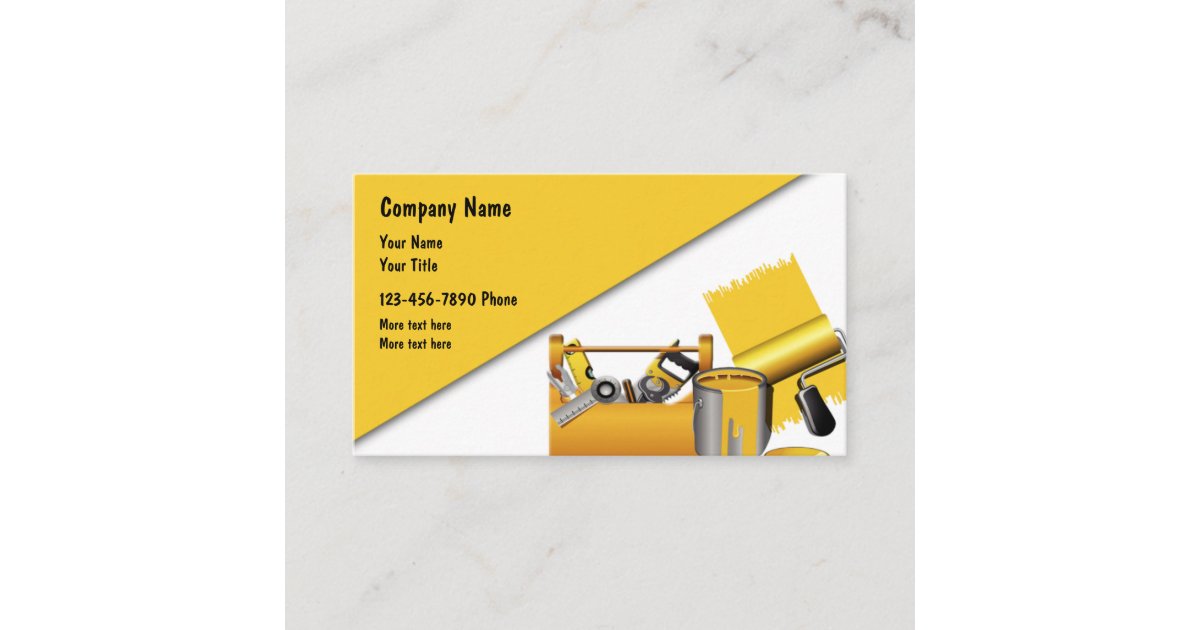 Remodeling And Construction Business Cards Zazzle