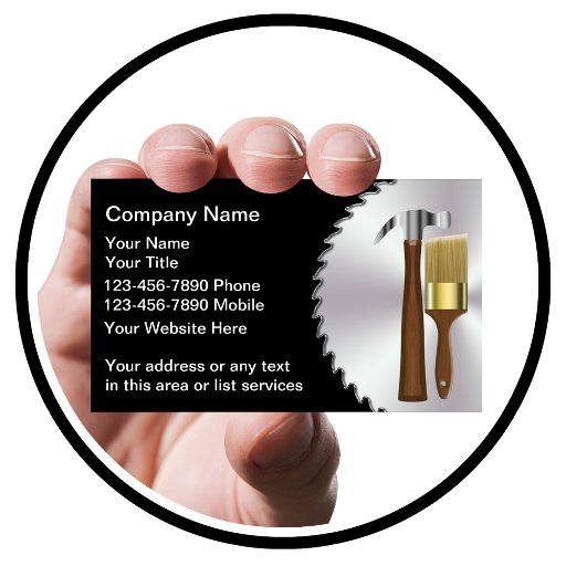 Customizable Remodeling Business Card