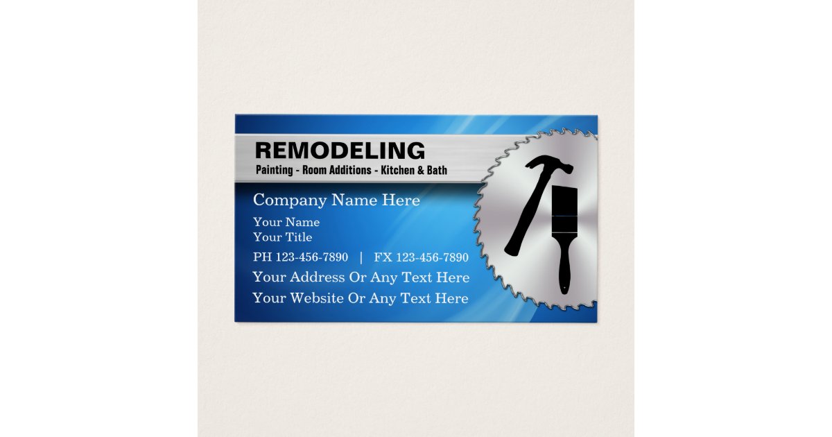 Remodeling Business Cards | Zazzle.com