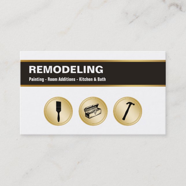 Remodeling Business Cards (Front)