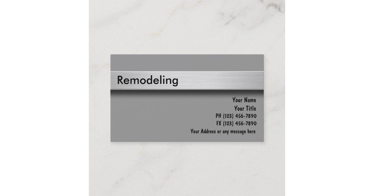 Remodeling Business Cards | Zazzle.com