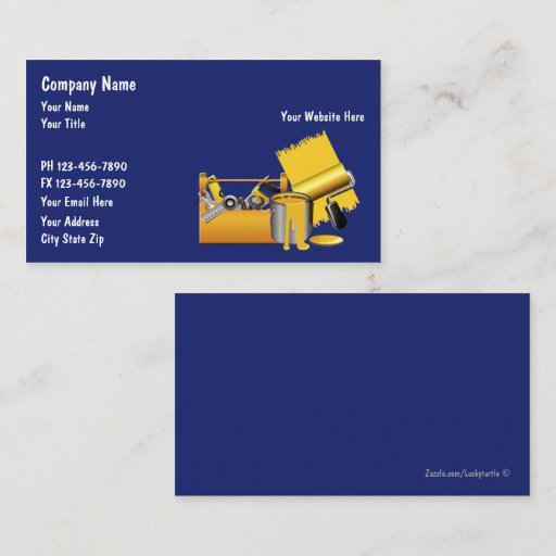 Customizable Remodeling Business Cards