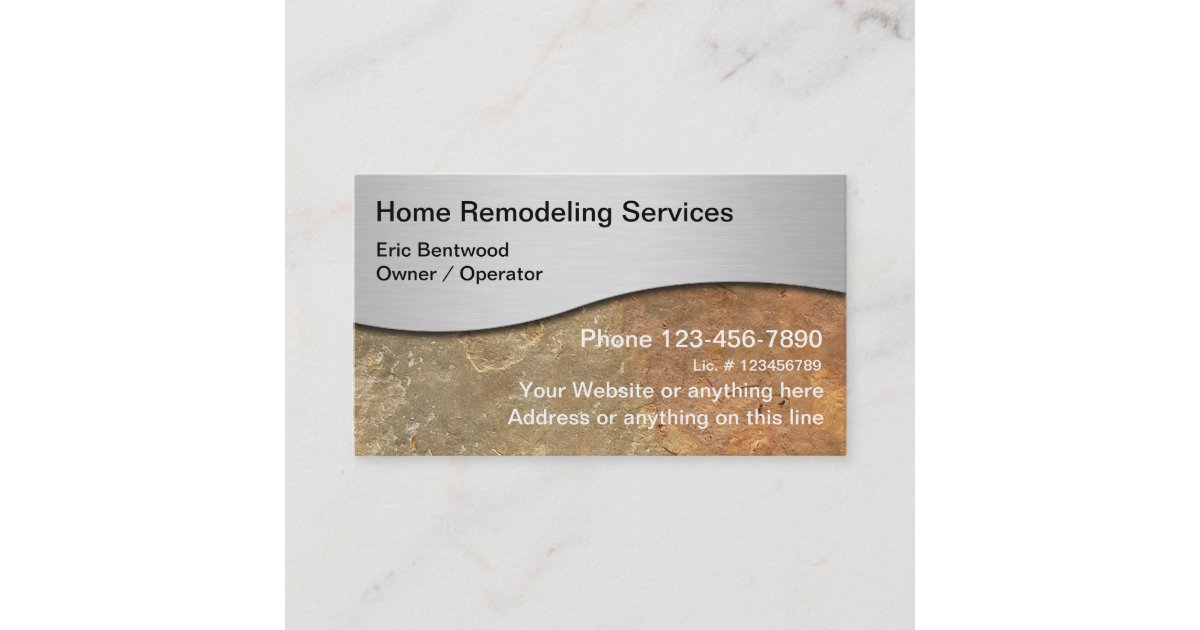 Remodeling Business Cards | Zazzle